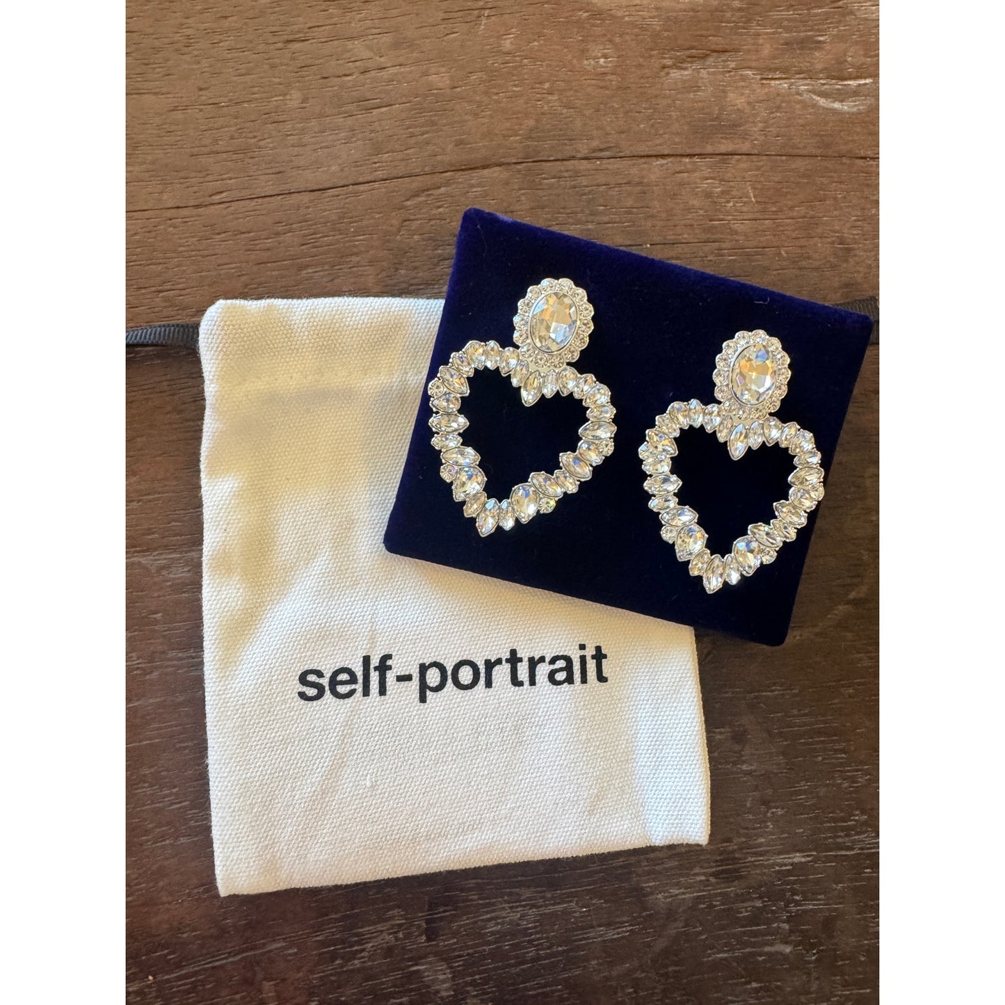 Crystal Heart Earrings