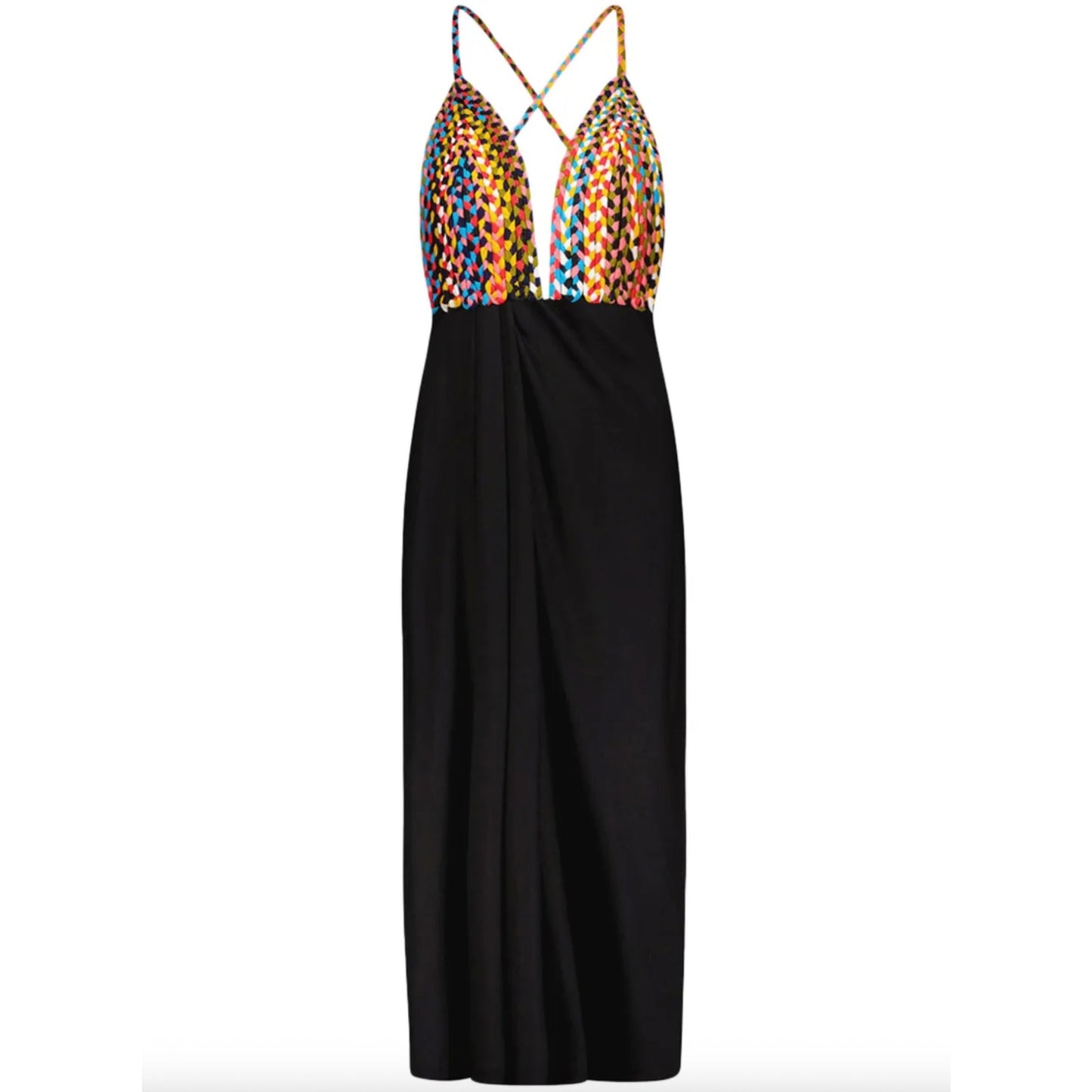 Jutta Braided Open Back Midi Dress