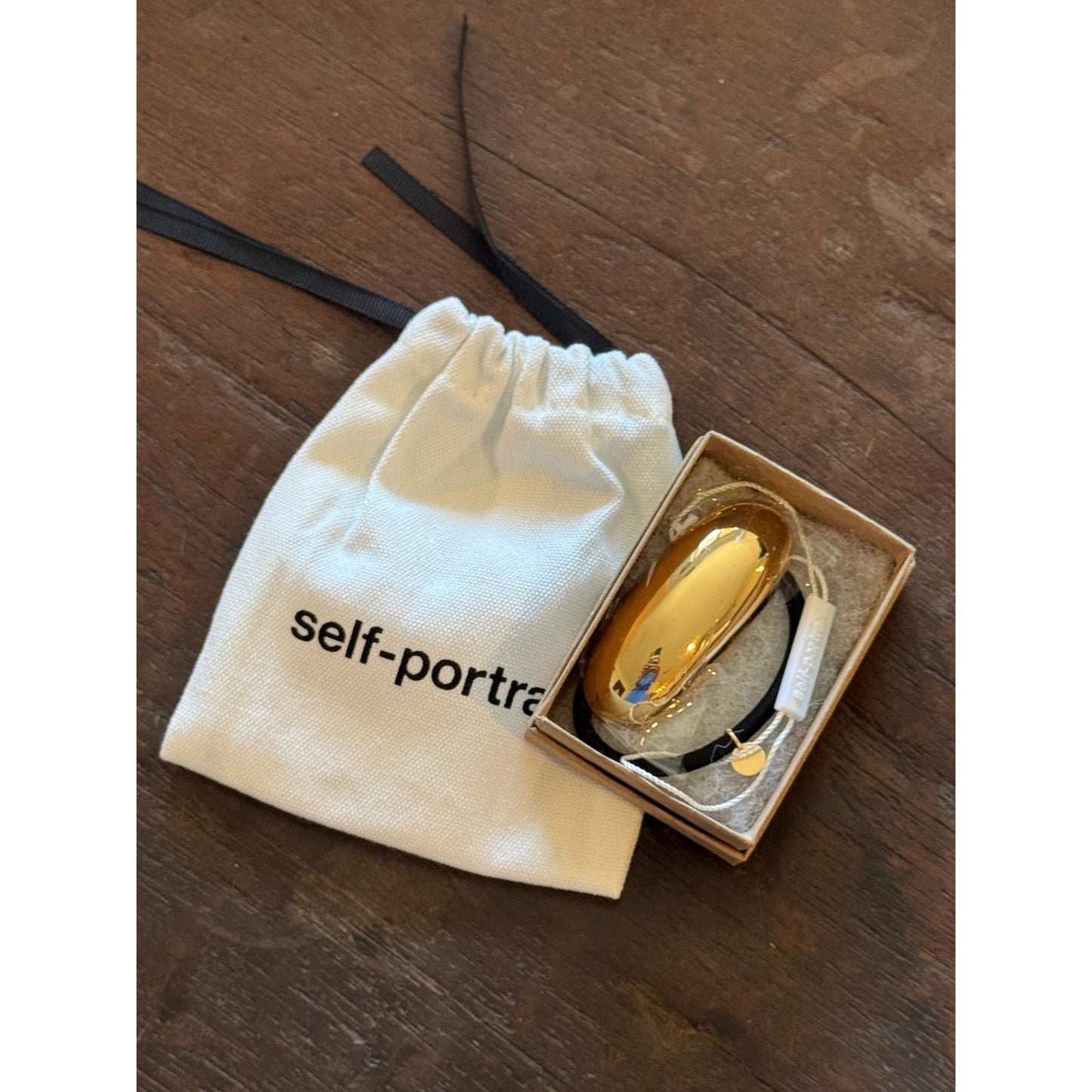 Gold Bar Hair Cuff