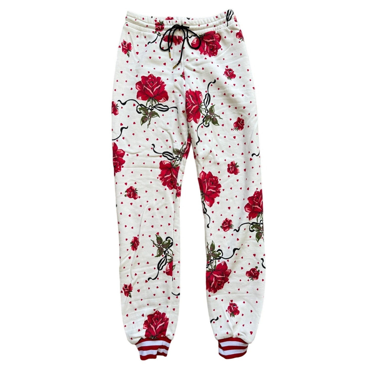 Rose Printed Sweatshirt & Jogger Set