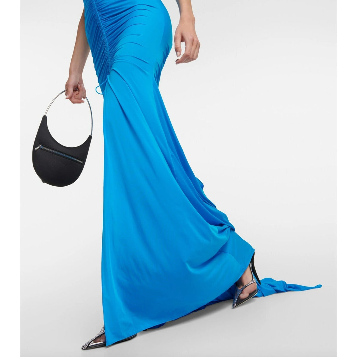 Lorne Halterneck Ruched Gown