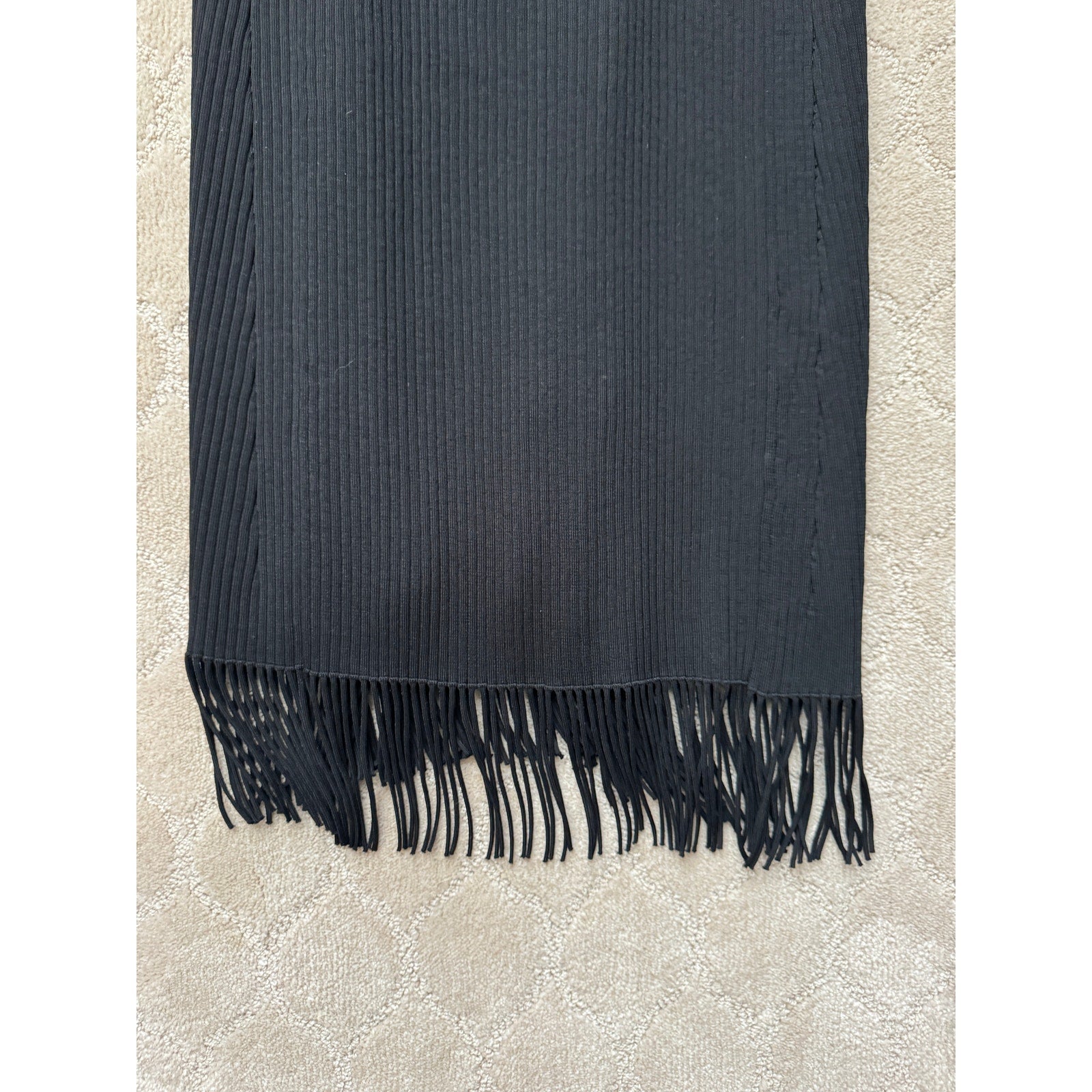 Embroidered Viscose Knit Dress