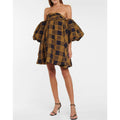 Katerina Checked Minidress