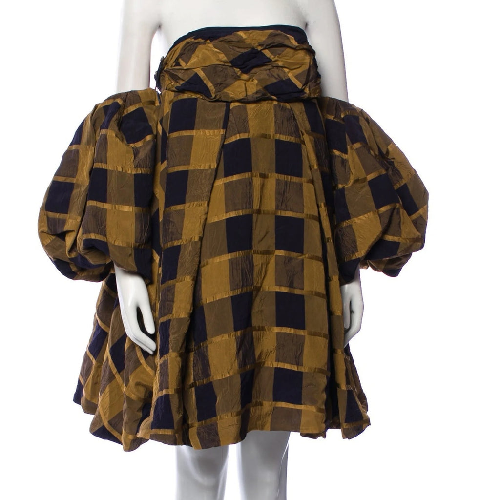 Katerina Checked Minidress