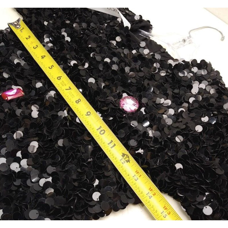 Serena Black Sequin Dress