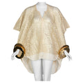 Junya Watanabe Comme des Garçons Open Knit Gold Bracelet Top
