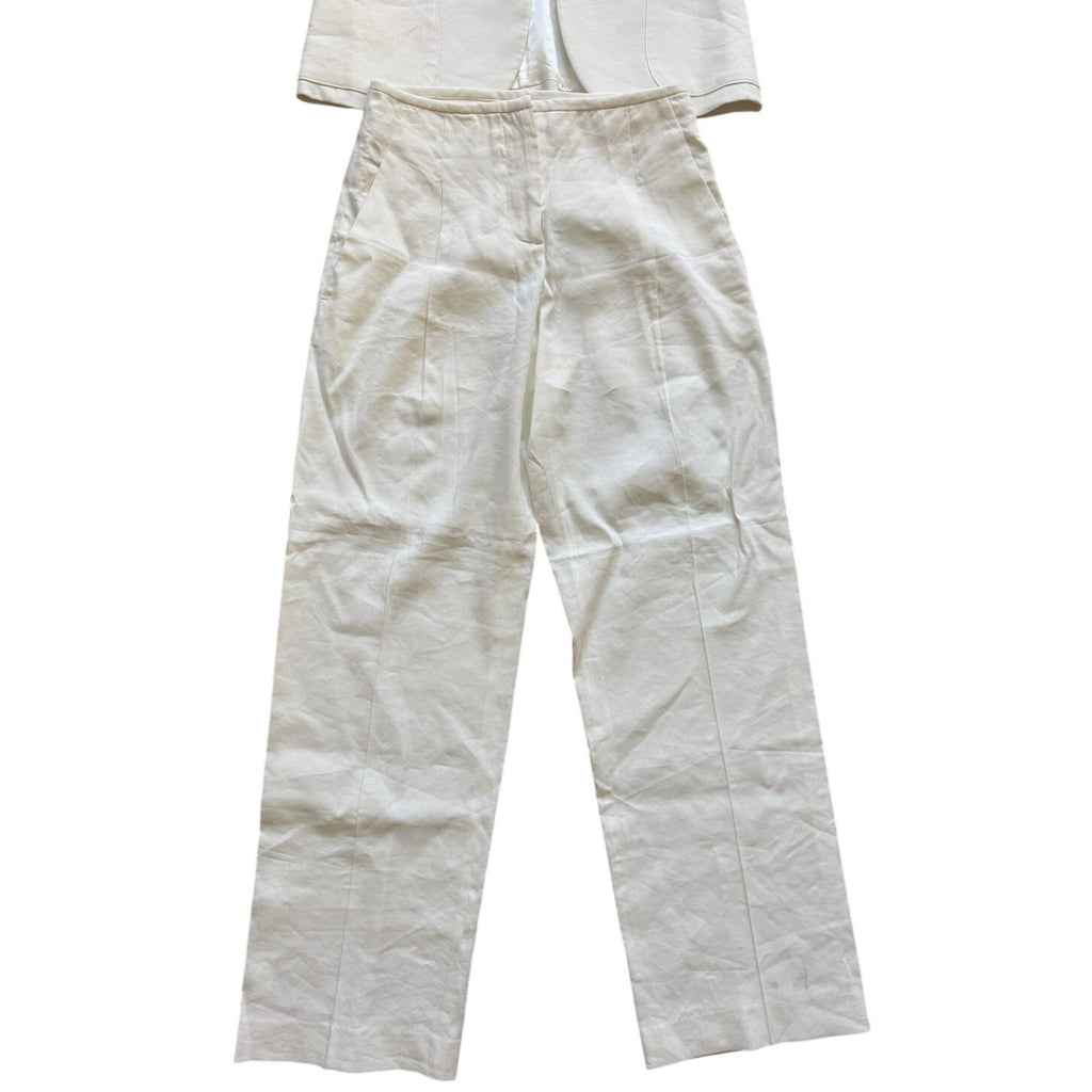 Short Sleeve Pocket Blazer & Low Rise Pant SET