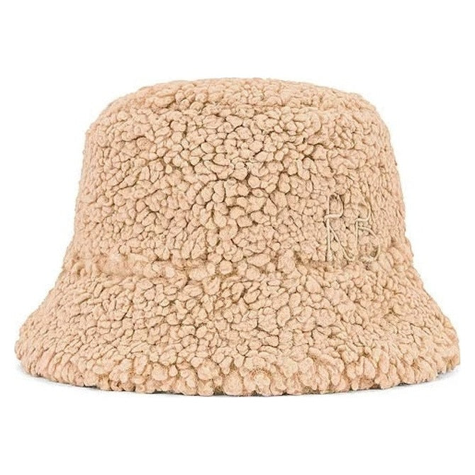 Logo-Embellished Faux Fur Bucket Hat