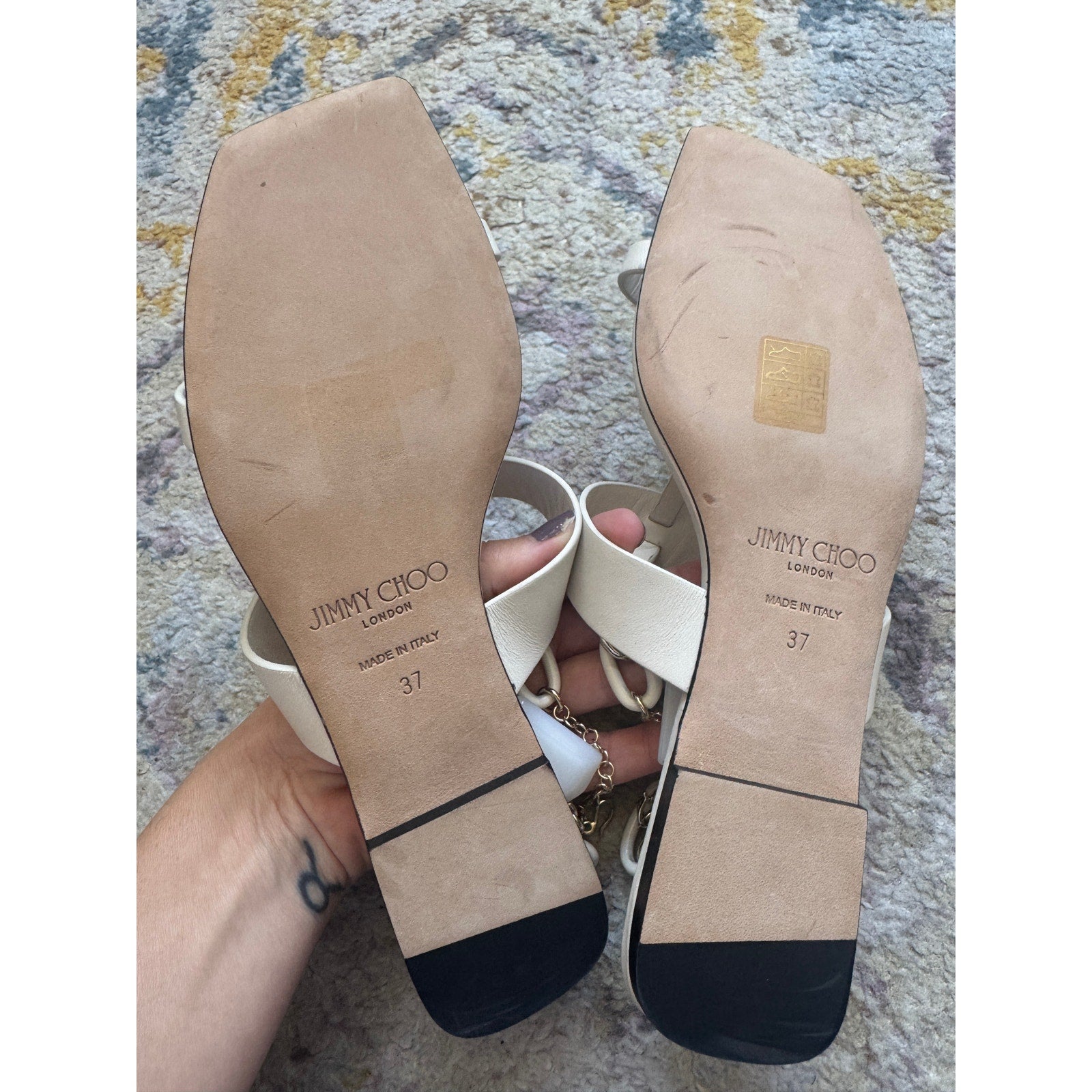 Reed Leather Flat