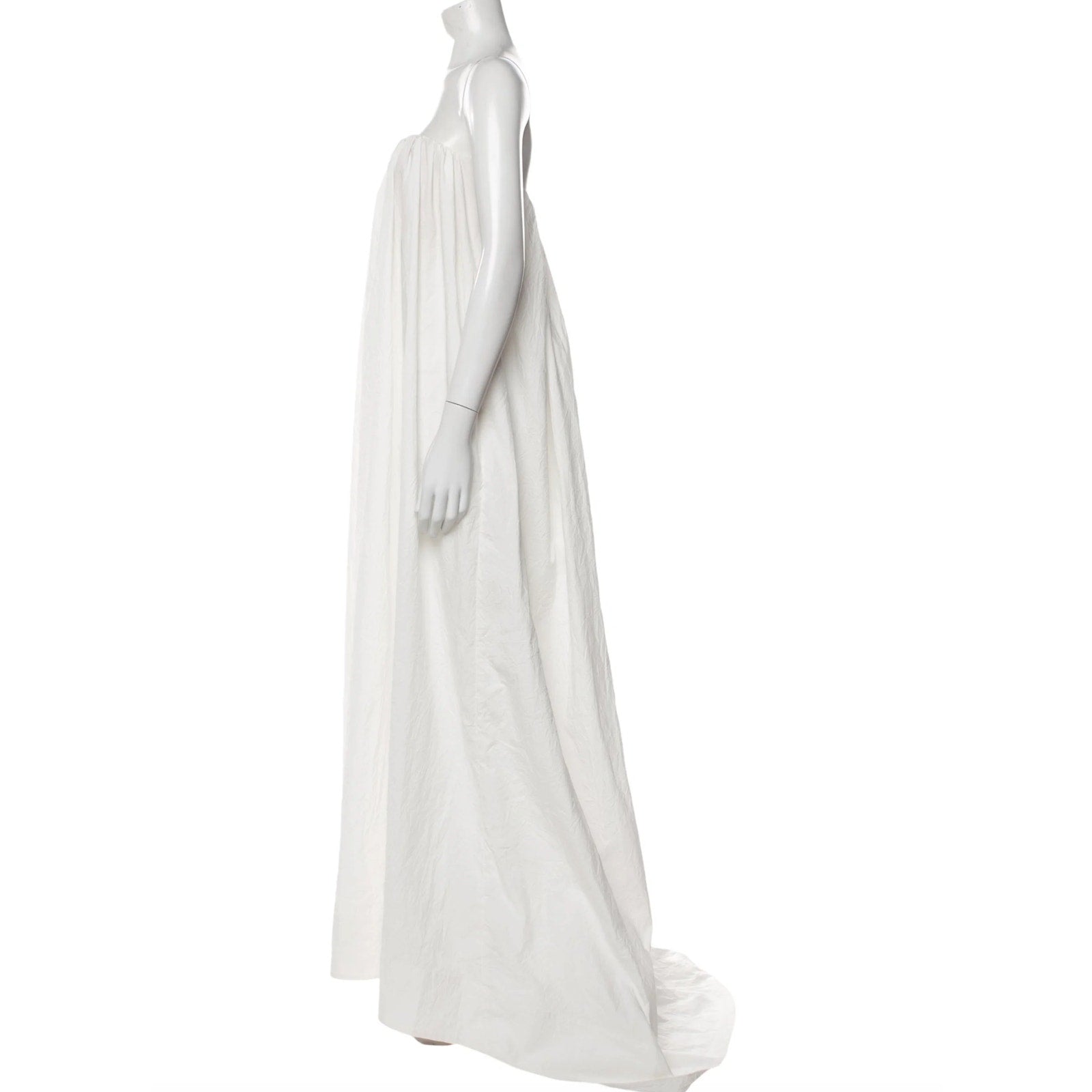 Crinkle Pleated Gown