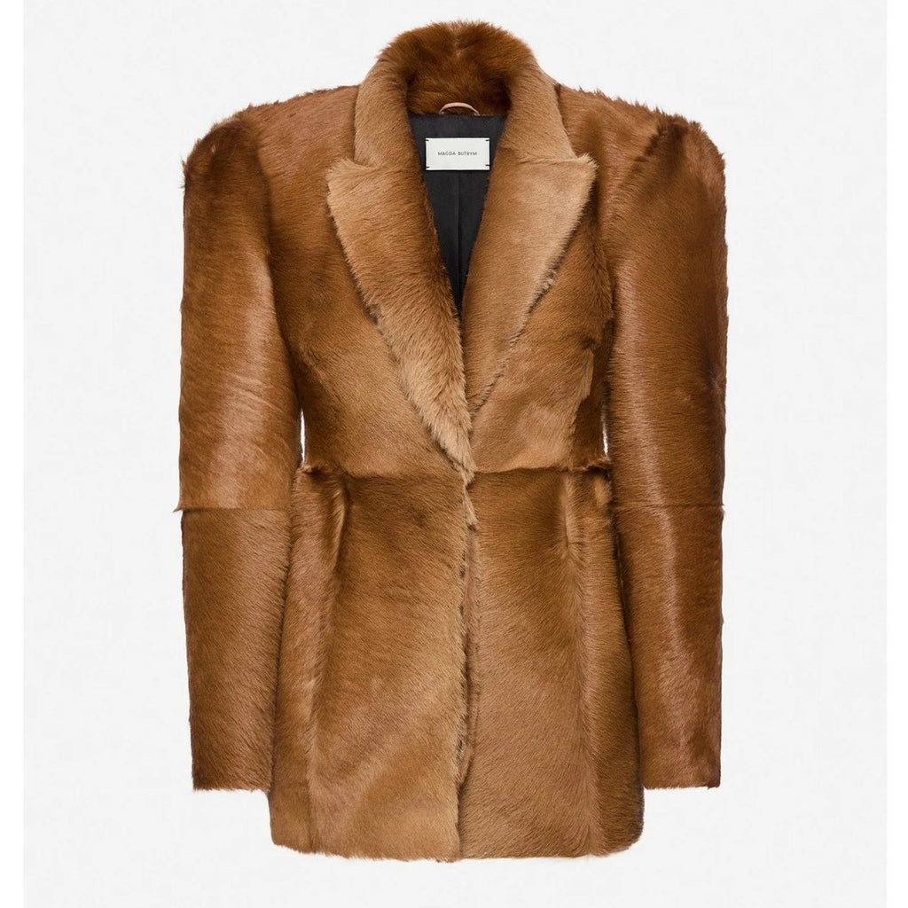Hourglass Fur-effect Blazer