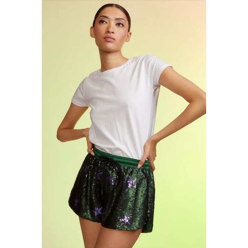 Sequin Running Short