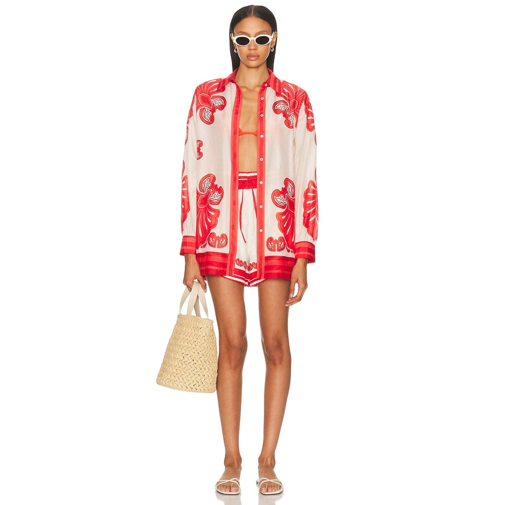 Vanessa Long Shirt & Lenny Short Pant SET