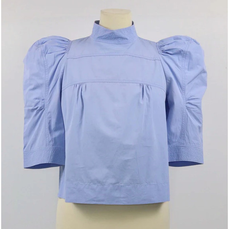 Pleated Cotton Top
