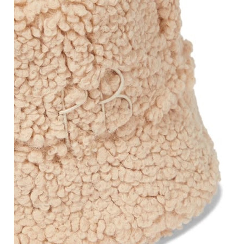 Logo-Embellished Faux Fur Bucket Hat