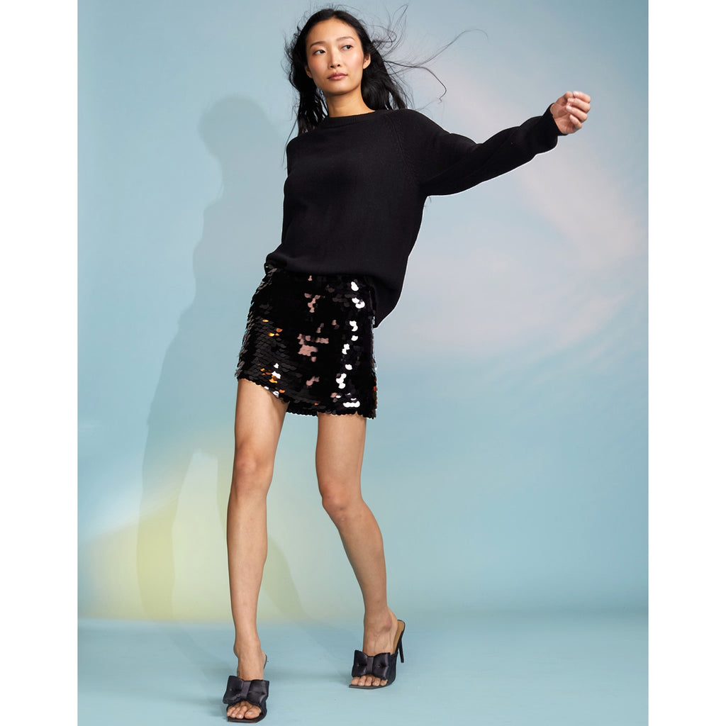Sequin Mini Skirt