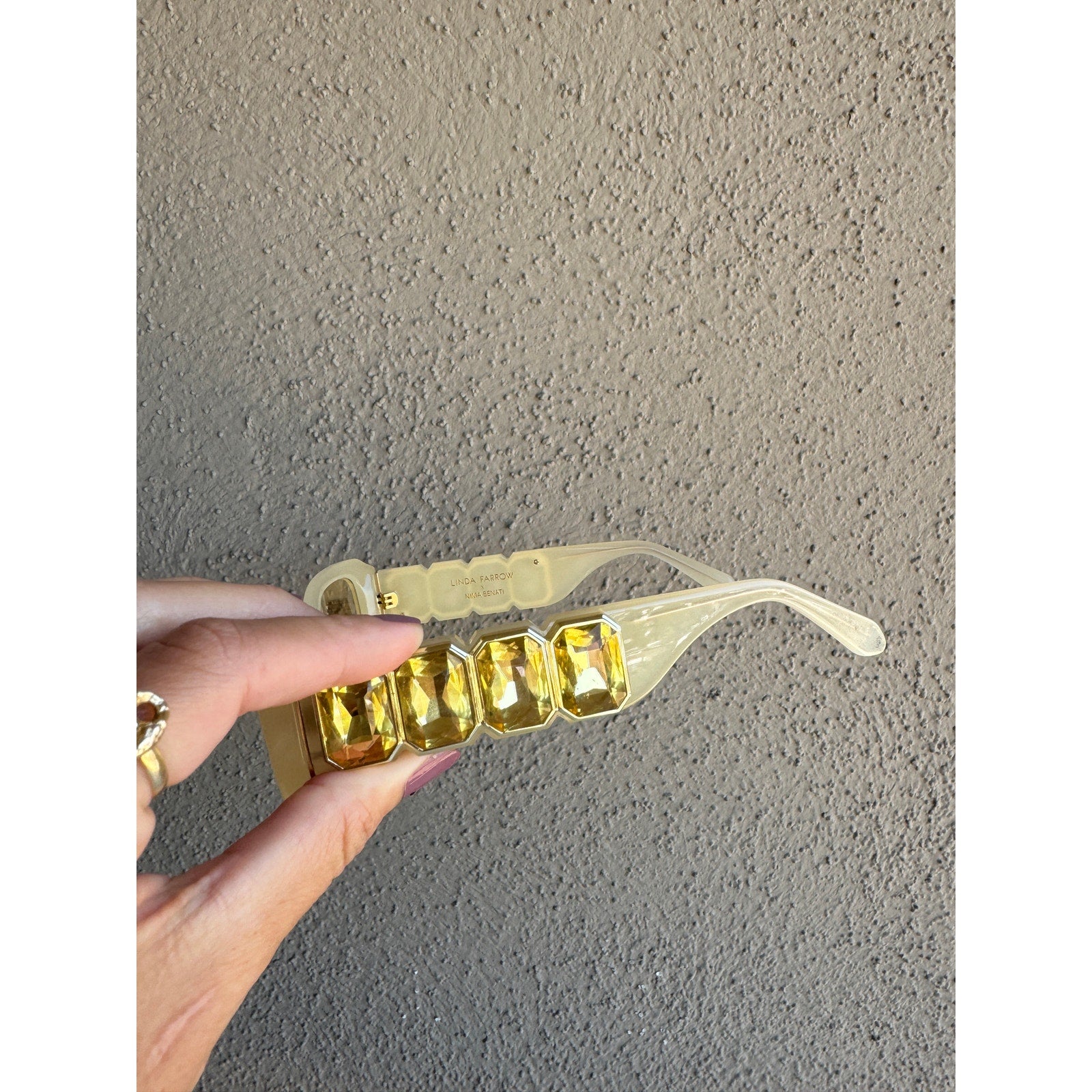 Linda Farrow x Nima Benati The Lola Sunglasses