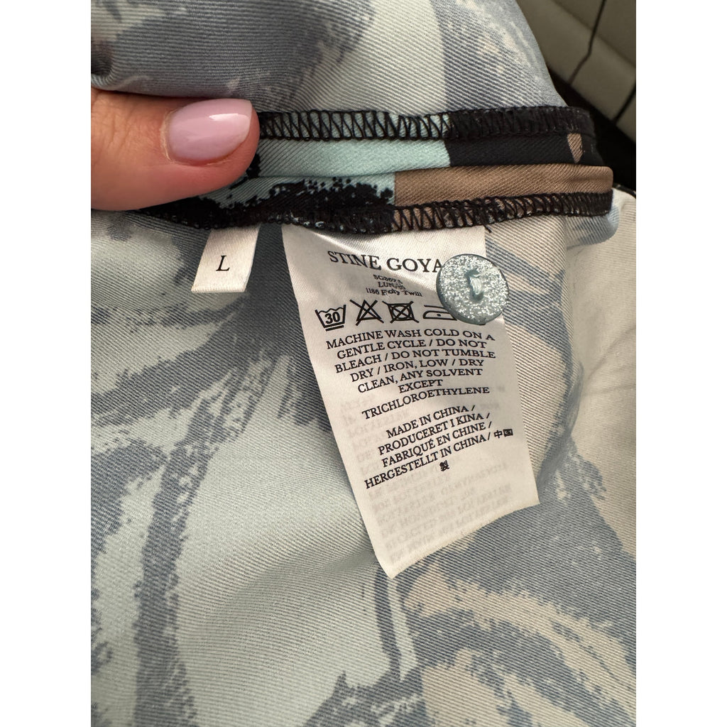 Luna Floral Colorblock Recycled Blend Top