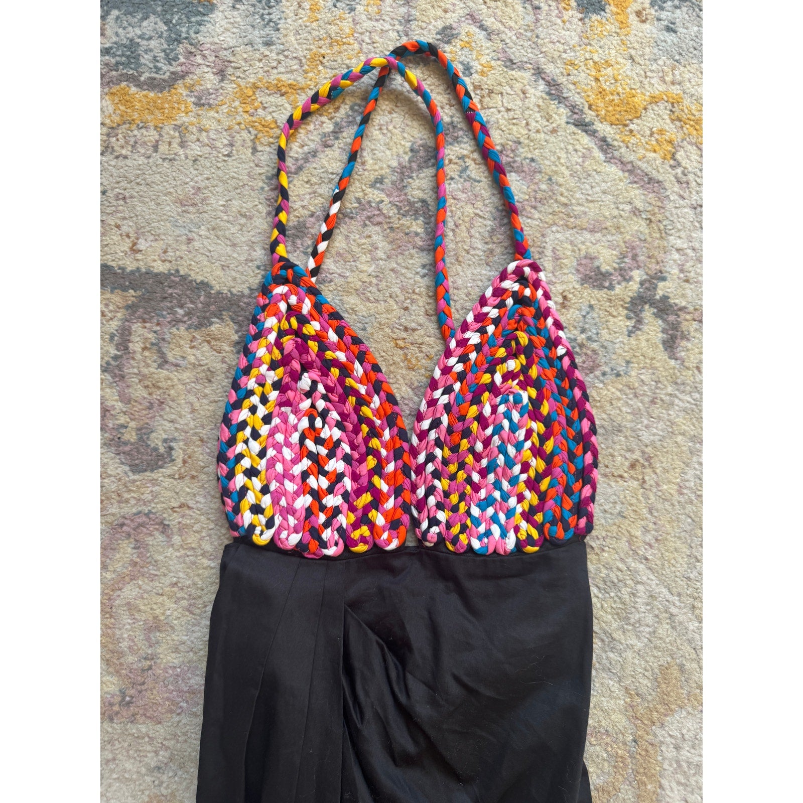 Jutta Braided Open Back Midi Dress