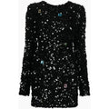 Serena Black Sequin Dress