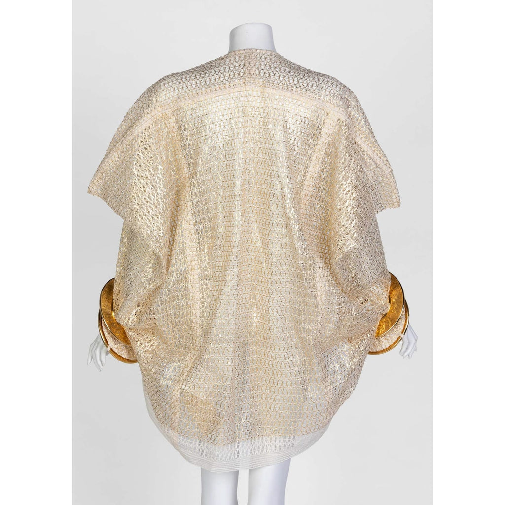 Junya Watanabe Comme des Garçons Open Knit Gold Bracelet Top