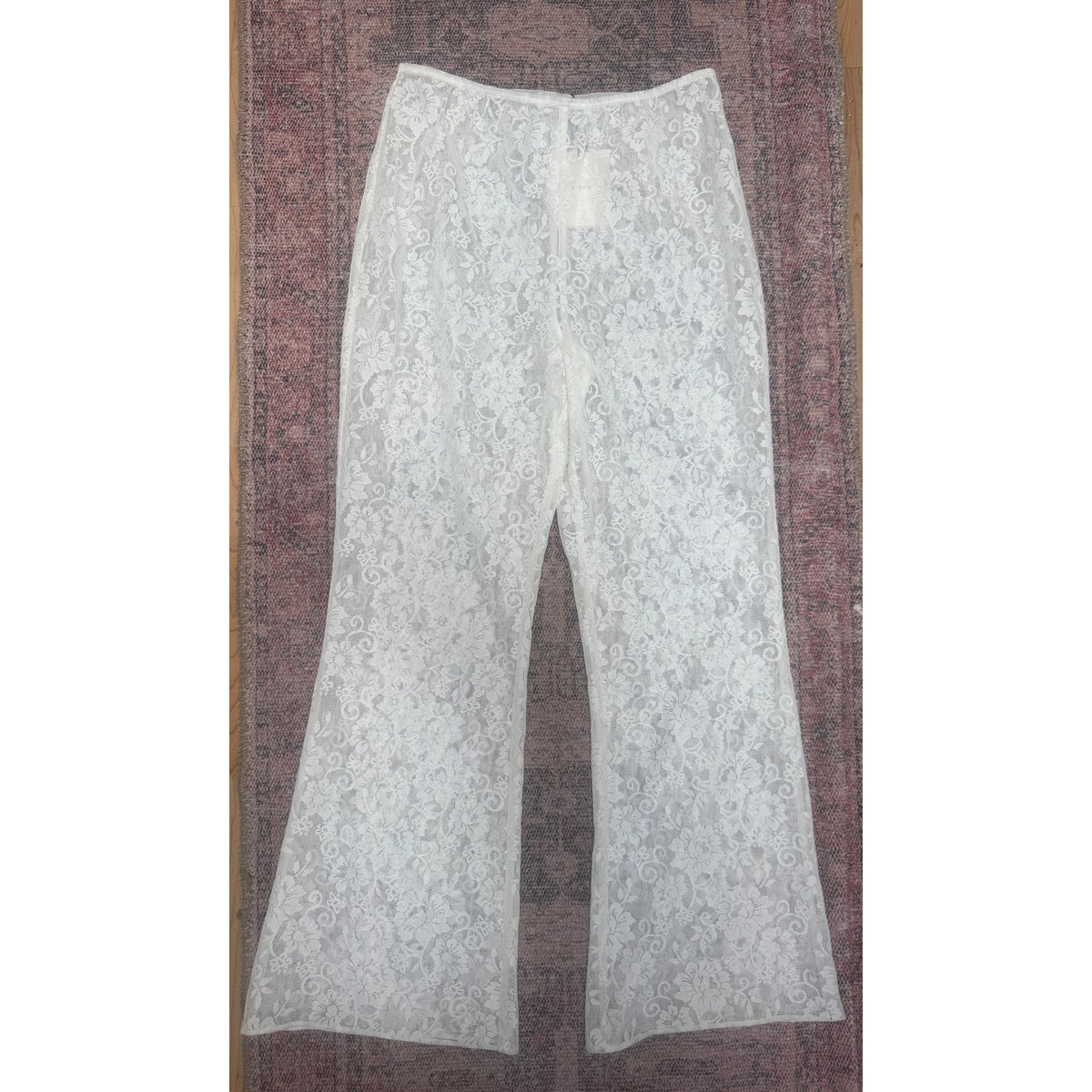 Anya White Lace Pant