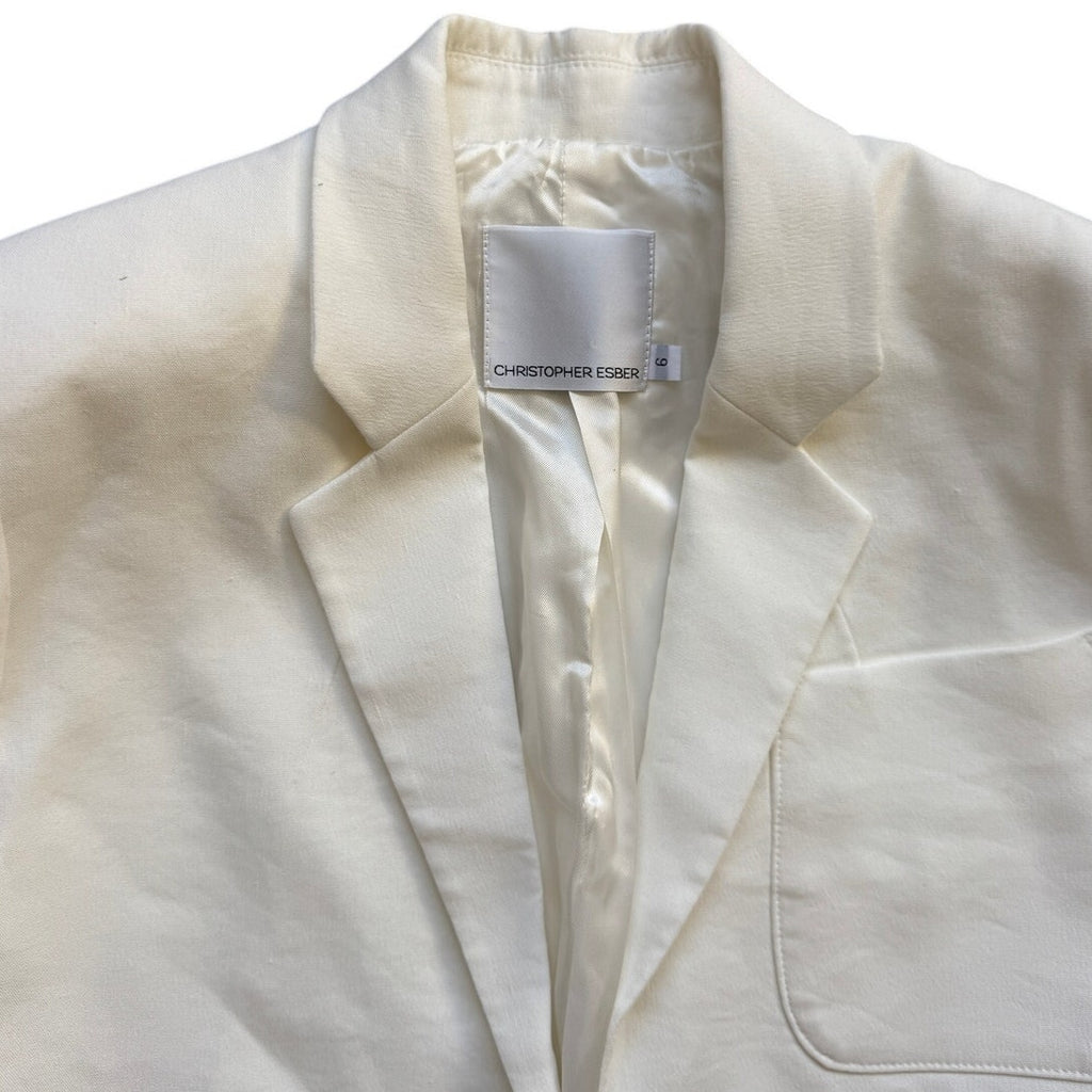 Short Sleeve Pocket Blazer & Low Rise Pant SET