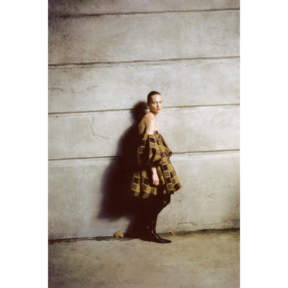 Katerina Checked Minidress