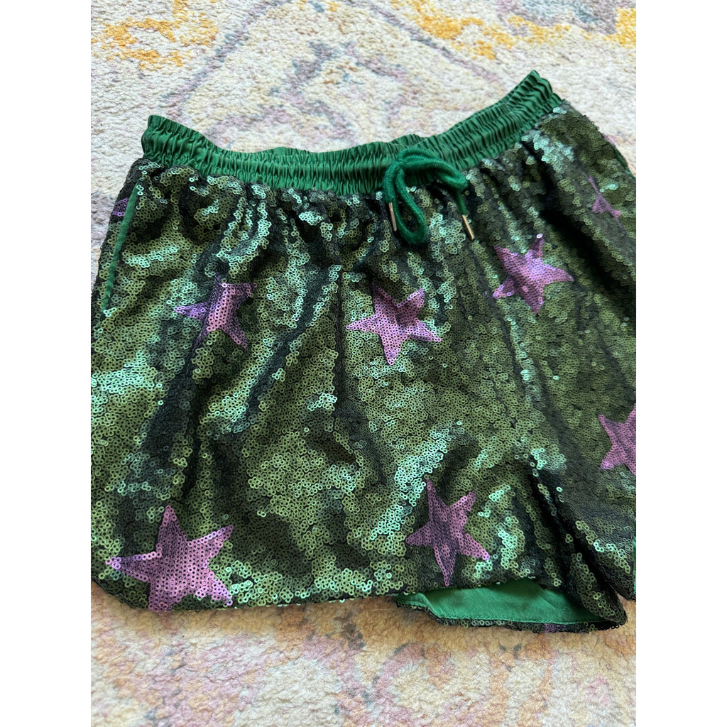 Sequin Running Short