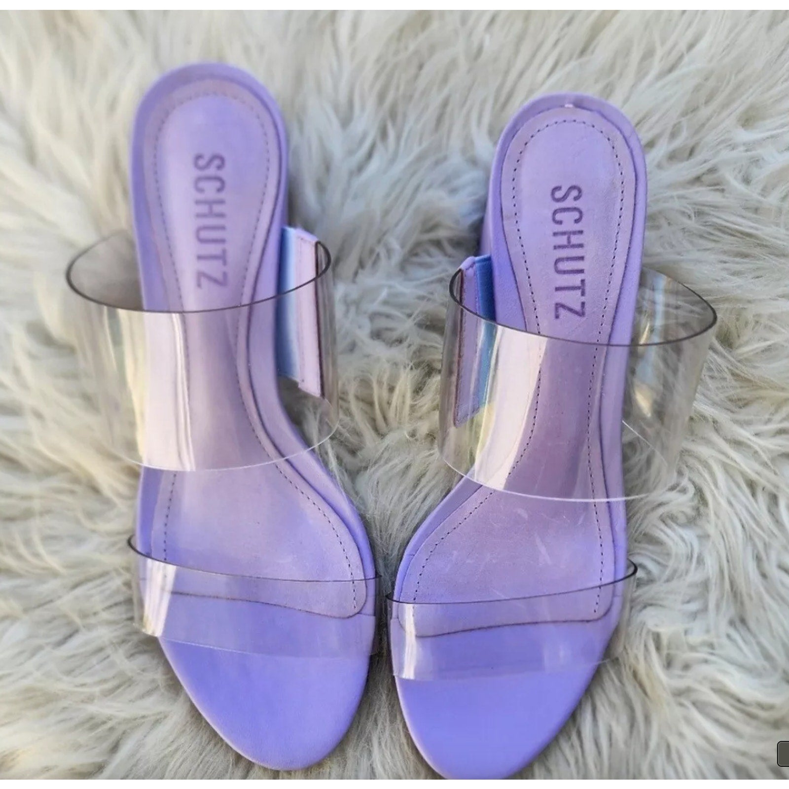 Victorie Nappa Leather & Vinyl Sandal