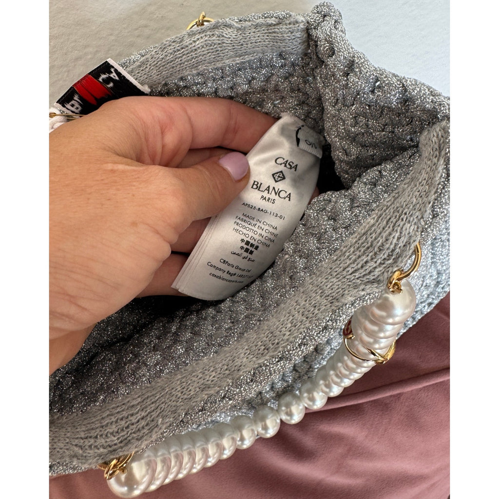 Pearl Mini Crochet Bag