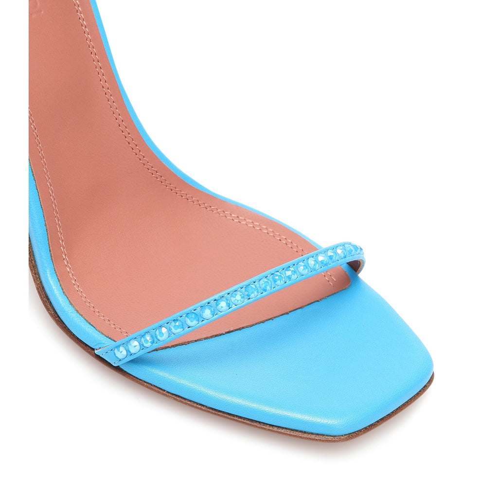 Blue Vita 95 Crystal Embellished Leather Sandals
