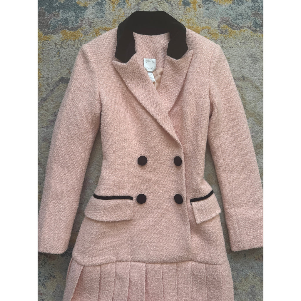 Double-Breasted Blazer Coat Dress