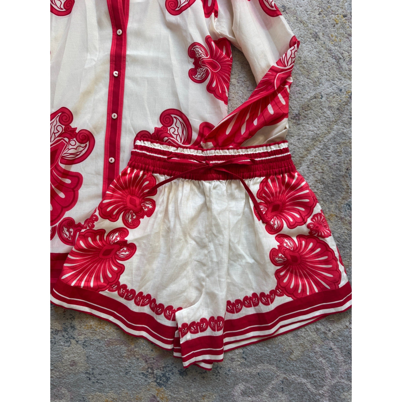 Vanessa Long Shirt & Lenny Short Pant SET