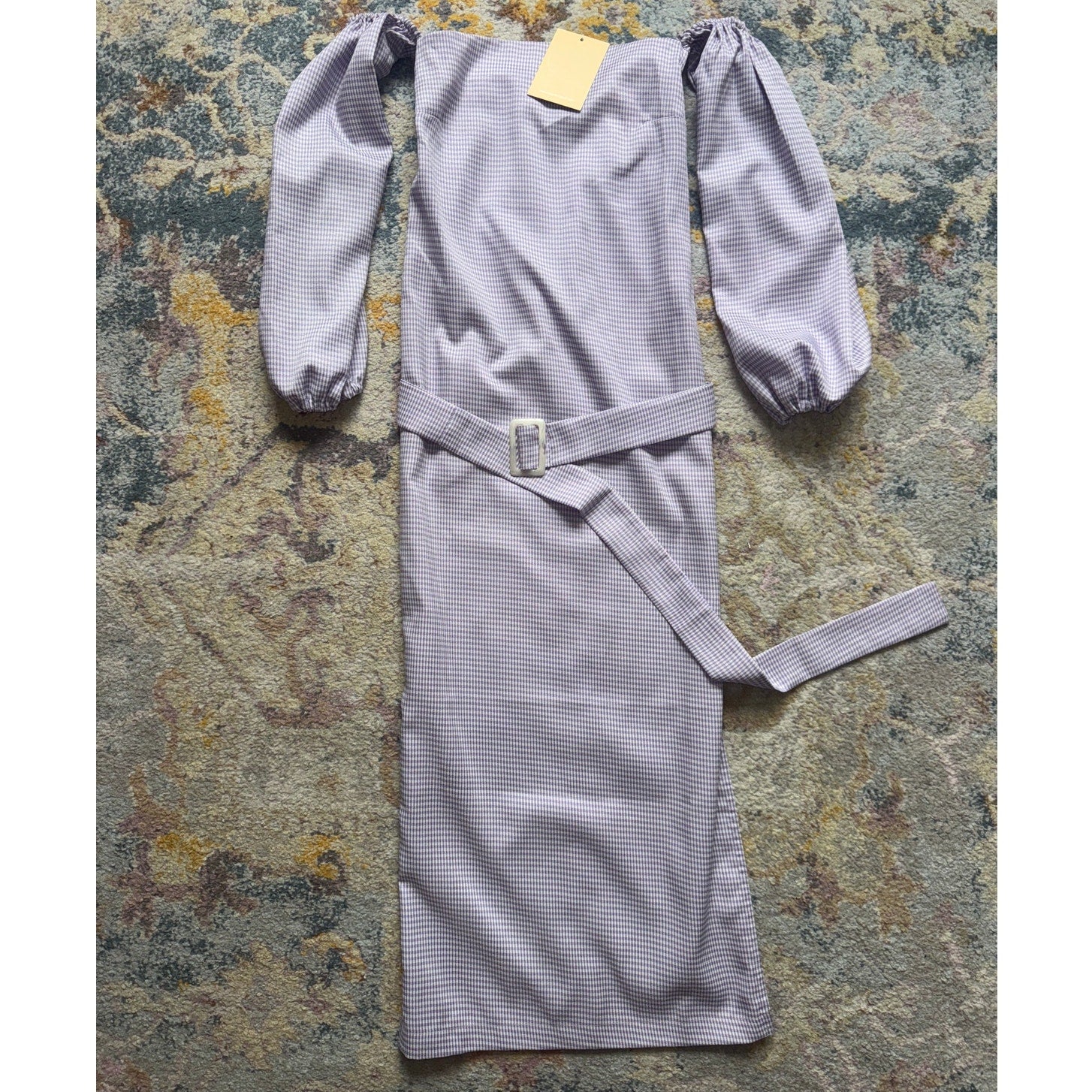 Jaipur Gingham Midi Dress