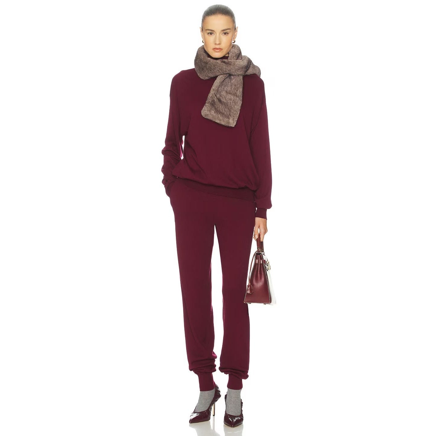 Madeira Oversized Turtleneck & Kerstin Knit Jogger SET