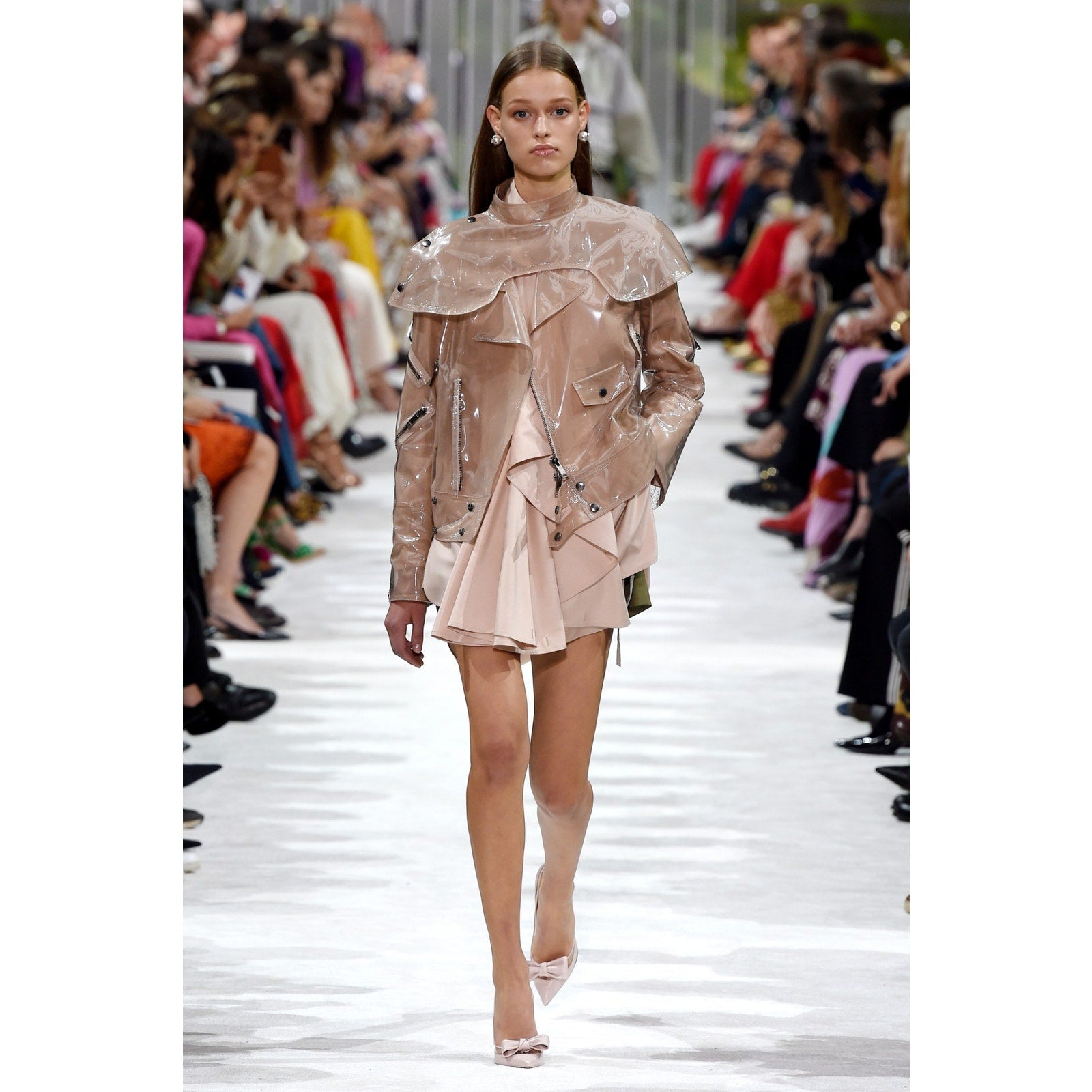 Garavani Zip-detailed Vinyl Jacket