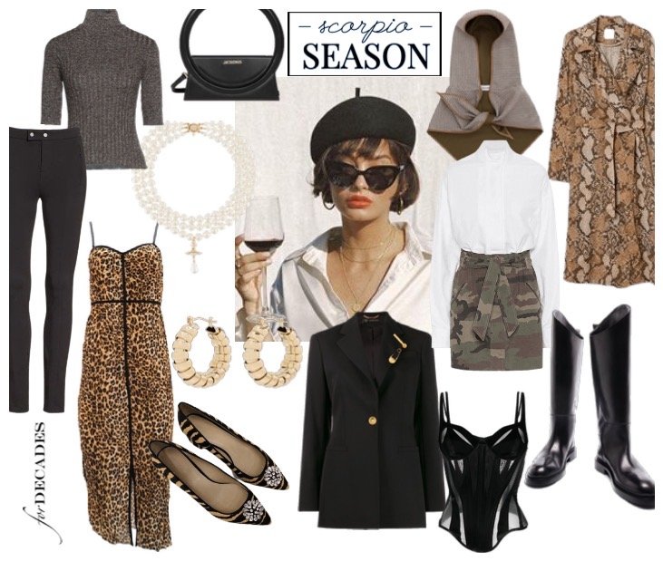 Animal Print Heels with Rhinestone