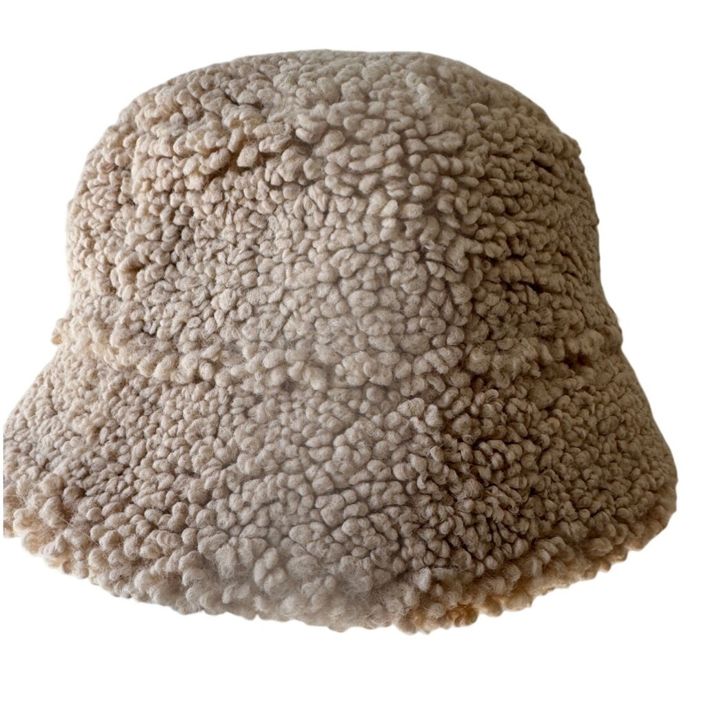 Logo-Embellished Faux Fur Bucket Hat