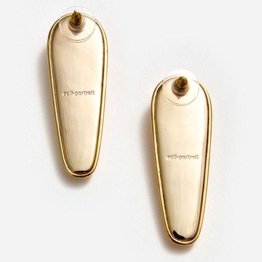Gold Bar Earrings