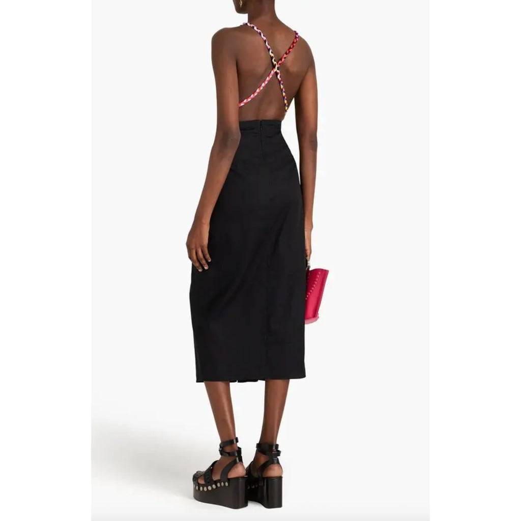 Jutta Braided Open Back Midi Dress