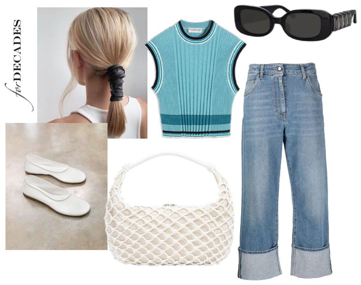 Knitted Crew-Neck Tank Top