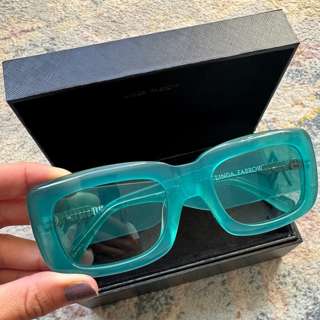 Linda Farrow x THE ATTICO Marfa Rectangular Sunglasses