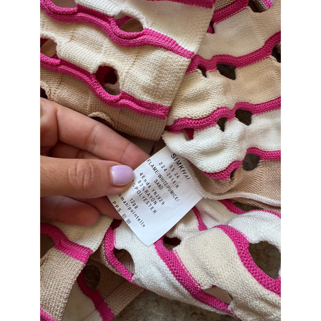 Tiana Cut-Out Knitted Top & Jax/Larken Midi Skirt SET