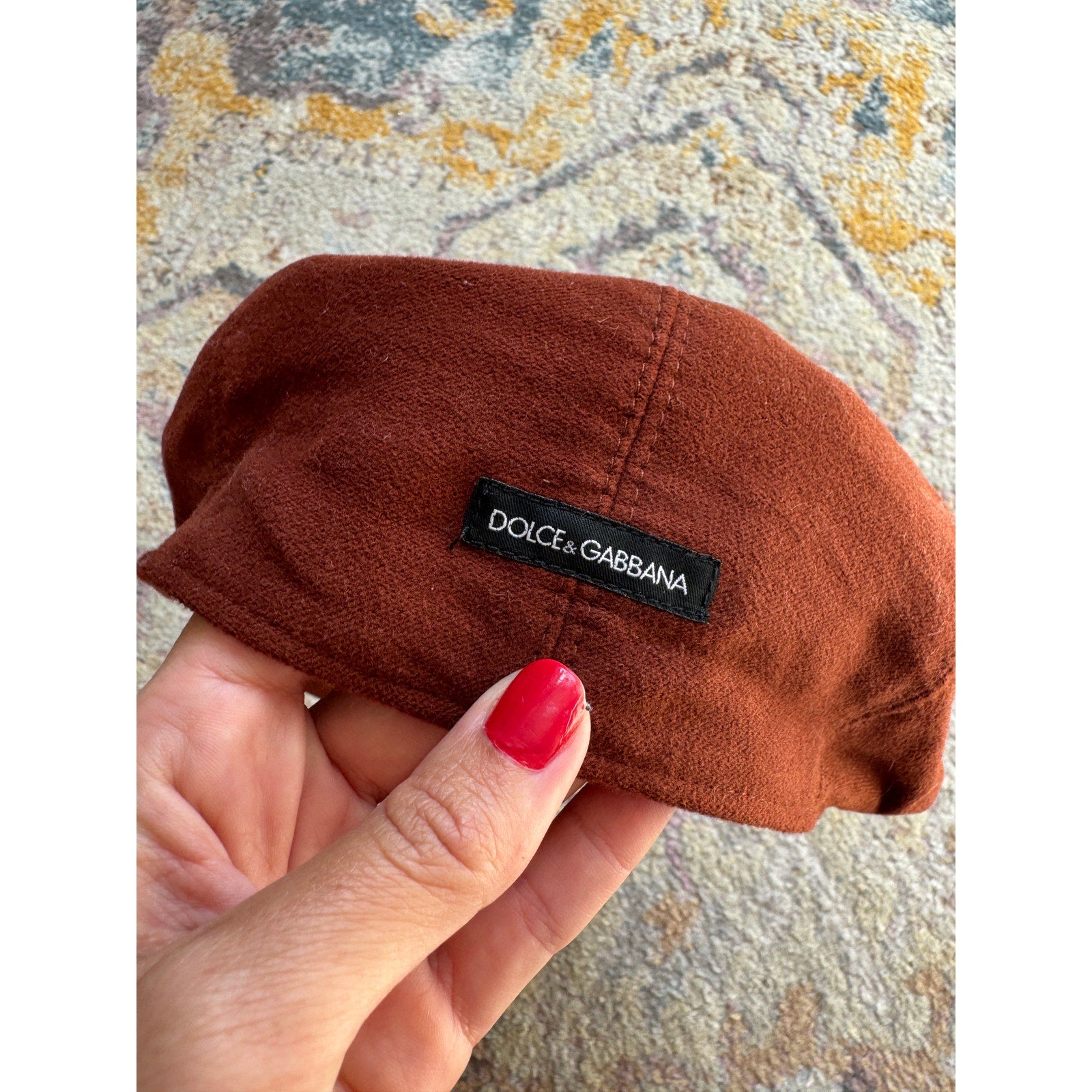 Suede Newsboy Cap