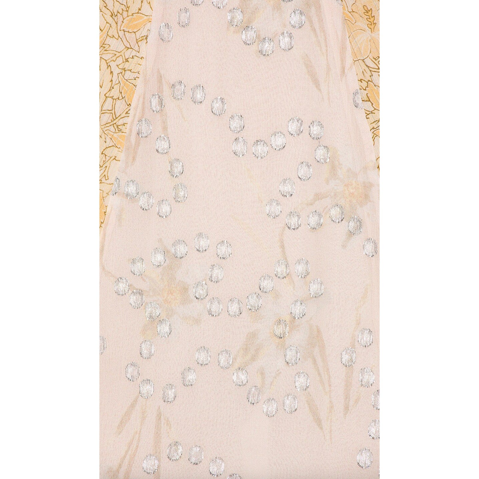 Sleeveless Daffodil Shimmer Maxi Dress