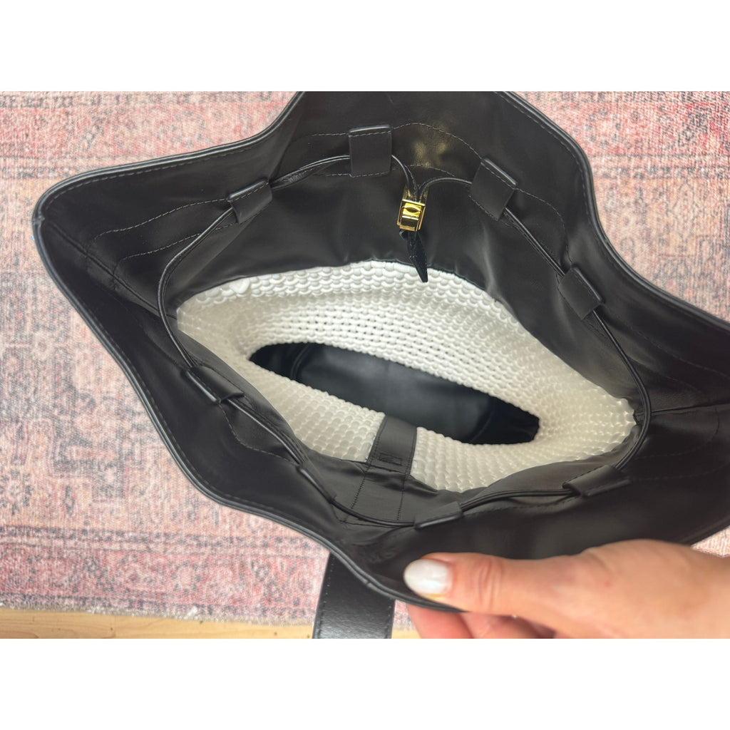 Leather Macramé Backpack