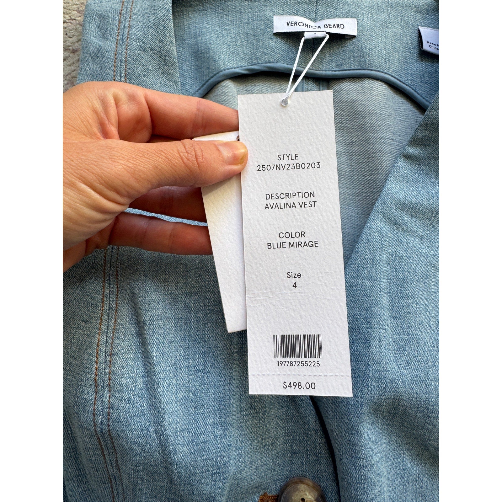 Avalina Denim Vest & Hawthorne Pant SET