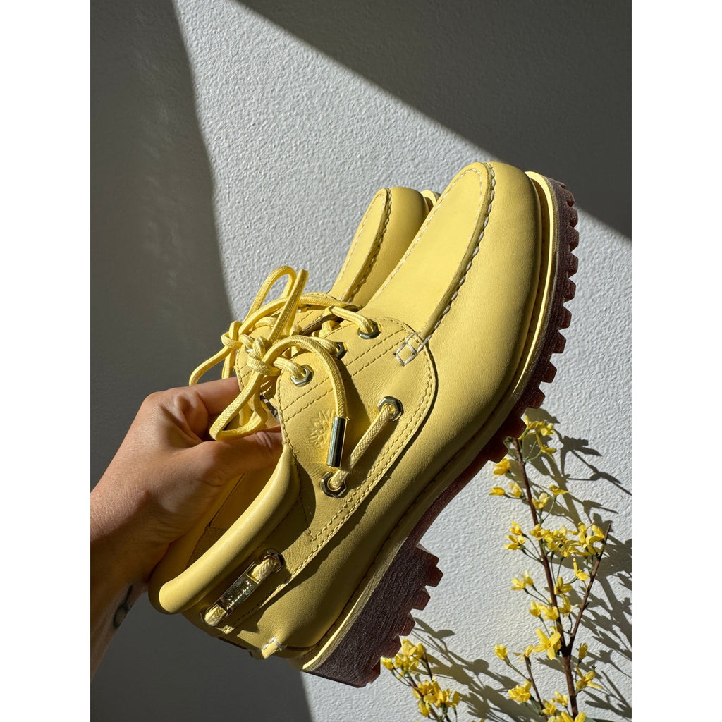 The JACQUEMUS + TIMBERLAND Boat Shoe