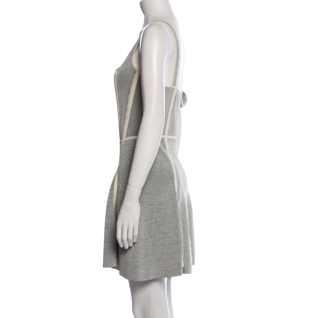 Rib Knit Corset Mini Dress